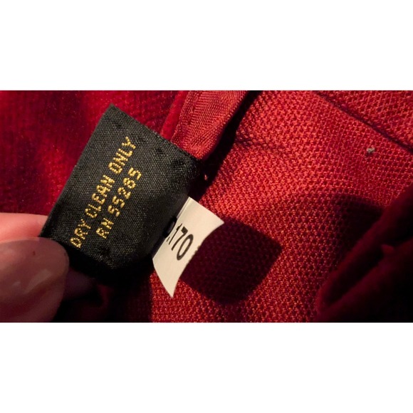 Express‎ Maroon Velvet Pants Womens Size 5/6 High Waist Straight Leg - Picture 6 of 7